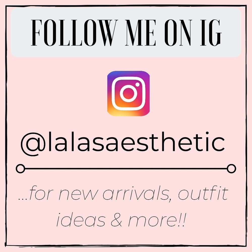 Follow me on IG